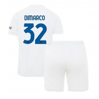 Inter Milan Federico Dimarco #32 Gostujuci Dres za djecu 2023-24 Kratak Rukav (+ Kratke hlače)